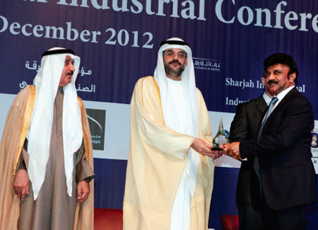 Honoured by the Crown Prince & Deputy Ruler of Sharjah